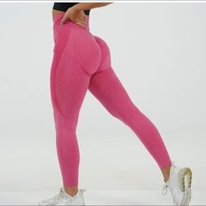 NVGTN Hot Pink Seamless Leggings